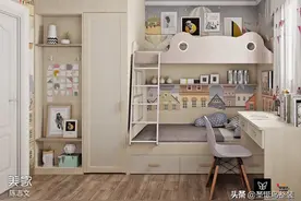 家有1儿1女却只有一间儿童房？这样设计，同住不尴尬图片