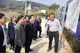 福建省水利厅总工程师林捷莅临西音水库调研图片