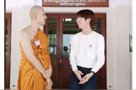 泰国男星出家当和尚，剃度光头照曝光，曾参加过《偶像练习生》图片