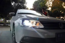 合肥大众速腾改灯 卤素灯升级双光透镜大灯 只为更安全地行驶图片