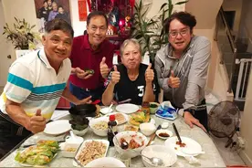 洪金宝瘦到认不出，3个月前体重还高达200斤，网友担心其身体状况图片