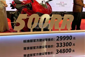 不到三万买单摇臂：国产摩托摩枭500RR发布图片