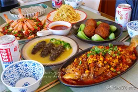 晒我家除夕年夜饭，6道吉祥菜，网友：北方人吧？这也好意思晒？图片