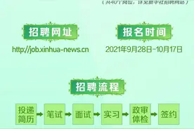 新华社2022年校园招聘绿色通道启动啦！图片