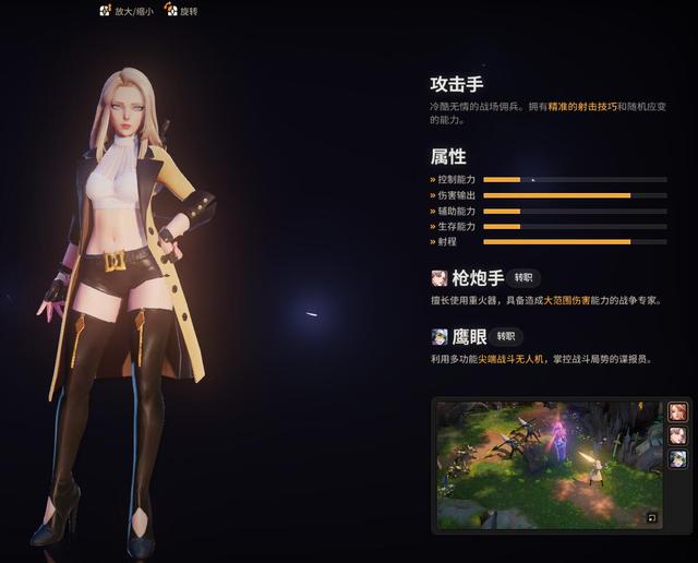 俯视角DNF动作端游，《超激斗梦境》女大枪芙兰基础技能介绍