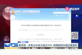 学前教育进入义务教育？未来公办幼儿园占50%，限制民办过度逐利视频封面