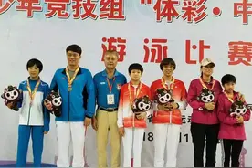 临颍：13岁姑娘游泳小将吴月儿，获得全运会决赛资格图片