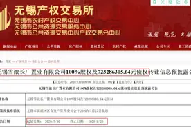 转让100%股权及7.2亿债权！无锡这块地要转卖！实际地价超1万5图片