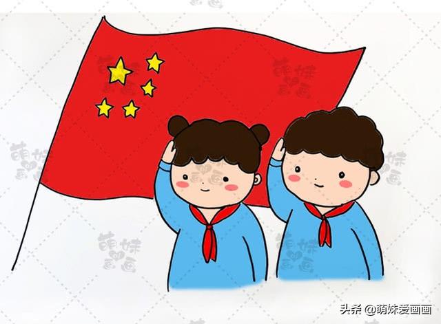 国庆节学画卡通人物简笔画，你喜欢哪一个呢？