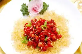 流行新菜牙签牛肉等的做法 酒店里的招牌特色菜菜谱图片