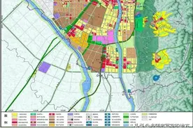 四川省德阳市城市总体规划图，德阳人收藏了图片