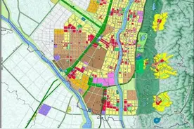 四川省德阳市城市总体规划图，德阳人收藏了图片