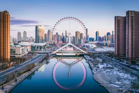 「奋斗百年路 启航新征程 东方潮 天津篇」海河之畔 明珠璀璨图片