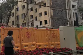 友谊路上这些老楼拆除，为地铁3号线“让路”图片