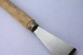 木·知识——传统木雕工具之平刀图片