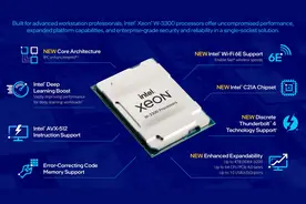 英特尔发布至强 Xeon W-3300 系列服务器处理器：最高 38 核图片