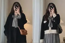 这才是适合微胖型女生的穿搭，4种搭配方式，穿得显高又显瘦图片
