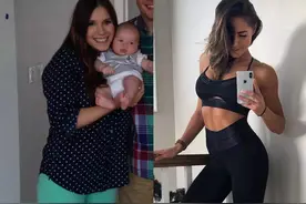 肥胖致抑郁，她从150斤暴瘦30斤成马甲线女王，好身材让人羡慕图片