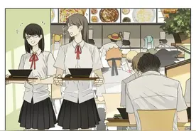 搞笑漫画：食堂吃饭的沙雕日常图片