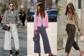 夏季七分裤的百搭之选，显瘦又清爽，休闲干练任你挑图片