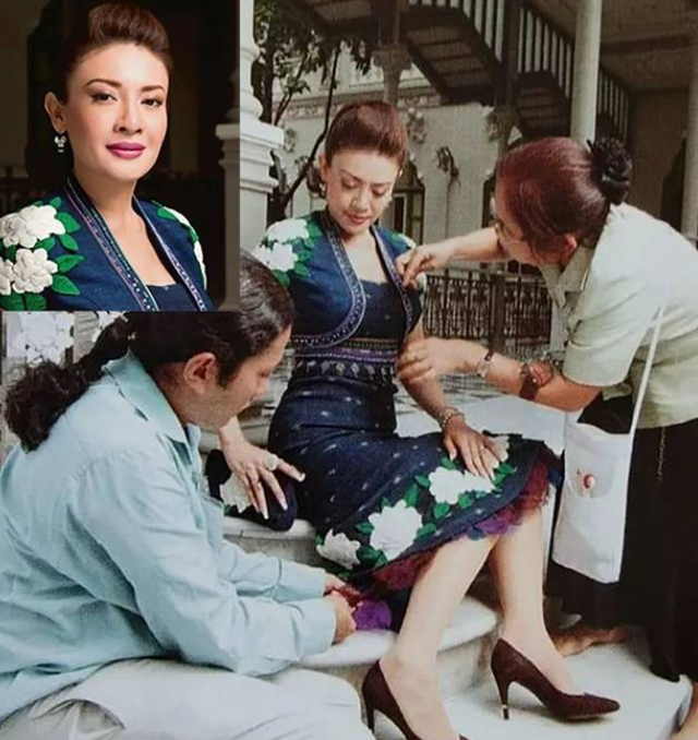 泰国最美王妃：婆婆不给王冠她戴发卡更惊艳，当嫂子还得跪小姑子