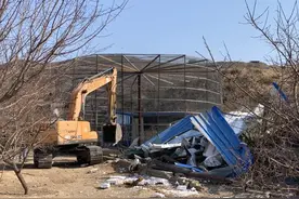 拆拆拆！张家口经开区贝尔紫园、锦瑟庄园违建被依法拆除！图片