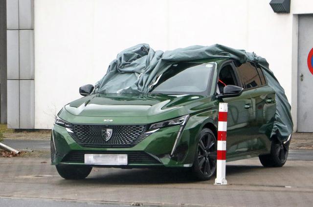 改款标致308即将上市，大面积无伪装照片揭示全新设计风格