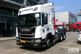 梦想中的座驾！实拍国六斯堪尼亚G500牵引车，公路之王再升级图片