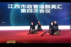 江西一市政管道会议邀请美女跳钢管舞，与会者：可能与“管道”主题有关，不低俗图片