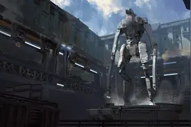 一组超帅气的机械机甲插画作品欣赏！金属的质感有种别样的魅力图片