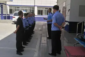【实战大练兵】渭南市公安局警训处来蒲调研警务实战技能训练工作图片