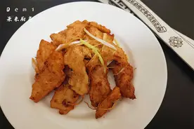 在家也能做大厨，一颗鸡蛋半斤里脊，教你做家常锅包肉，酸甜酥脆图片