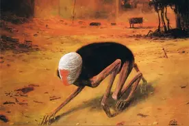 国外一男子，因车祸心脏骤停10分钟，醒后凭记忆画出“地狱”场景图片