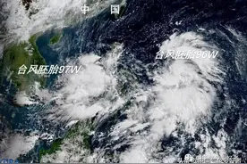 双台风胚胎酝酿，都在靠近我国！南方是下雨降温，还是下沉高温？图片