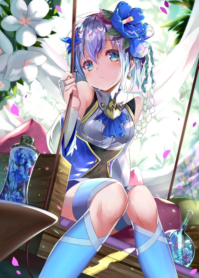 紫色系动漫美少女图集，话不多说，上车