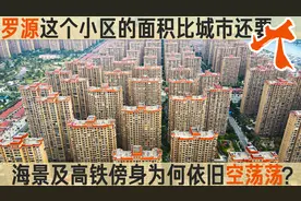 罗源这个小区的面积比城市还要大 海景及高铁傍身却依旧空空荡荡图片