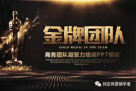 金牌团队凝聚力培训PPT课件模版图片