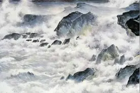 066 浪淘沙·白浪茫茫与海连，唐·白居易图片