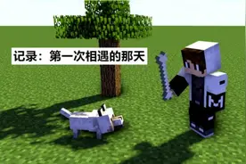 一组直戳人心的mc漫画，在《我的世界》养狼的标准结局！过于真实图片