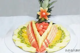 5种常见水果拼盘的花样切法，60种水果拼盘鉴赏，美到舍不得吃图片