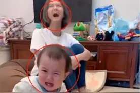 小姨带娃“路子野”，真是一物降一物，你看到第几张图笑了？图片