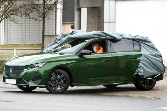 改款标致308即将上市，大面积无伪装照片揭示全新设计风格