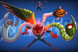 复仇者全员穿战甲什么样？浩克铁拳超霸气，你看蜘蛛侠武器变啥样图片