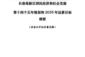 长春高新“十四五”规划出炉：推动硅谷大街与绕城衔接，还有这些重点项目要建图片