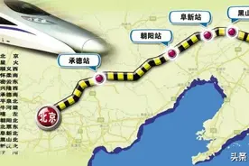 京哈高铁线路图，只有北京到承德还没有通车图片