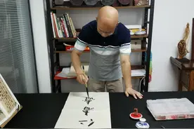 西安市兰亭书画院刘静涛老师对联书法欣赏图片