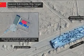 美国卫星扫过中国沙漠深处，眼前一幕不敢相信：这是一艘航母？图片