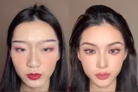 无效化妆vs有效化妆，竟然差这么多？怪不得越画越丑图片