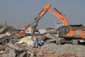破与立！南浔頔塘北岸拆除工作即将接近尾声图片