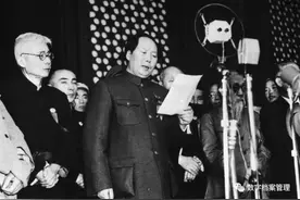 「国庆专辑」走进开国大典——彩色影像记忆图片